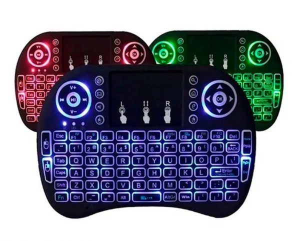 Mini Teclado Keyboard Sem Fio Wireless Iluminado