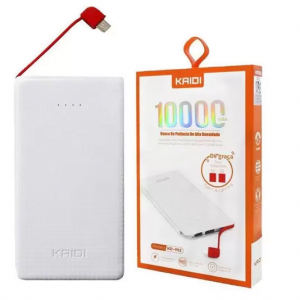 Carregador Portátil Power Bank Kaidi 10.000mah Universal Original